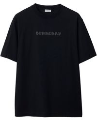 Burberry t shirt lyst hot sale