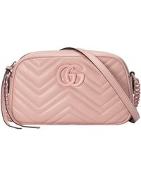 Gucci - Mini Gg Marmont Matelassé Shoulder Bag - Lyst