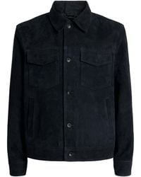 Rag & Bone - Suede Trucker Jacket - Lyst