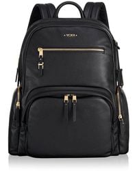 Tumi Leather Backpack - Black
