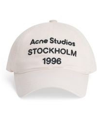 Acne Studios - Cotton Logo Cap - Lyst
