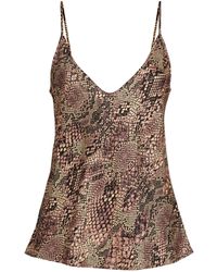 L'Agence - Printed Lexi Cami Top - Lyst