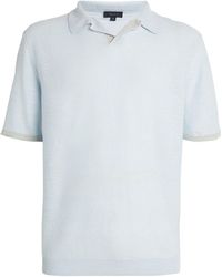 Sease - Linen-cotton Polo Shirt - Lyst