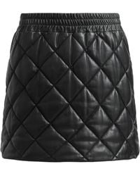 AllSaints - Leather Ottie Quilted Mini Skirt - Lyst