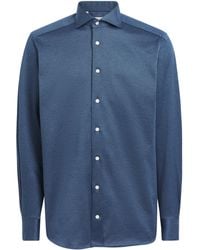Eton - Cotton Filo Di Scozia Contemporary Fit Shirt - Lyst