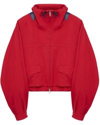 Loewe - Cotton-Silk Bomber Jacket - Lyst