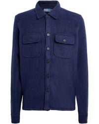 Polo Ralph Lauren - Wool-Blend Felt Overshirt - Lyst