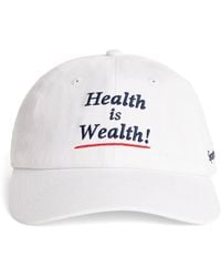 Sporty & Rich - Cotton Embroidered Baseball Cap - Lyst