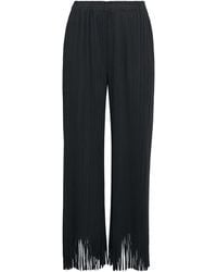 Pleats Please Issey Miyake - Wave Wide-Leg Trousers - Lyst
