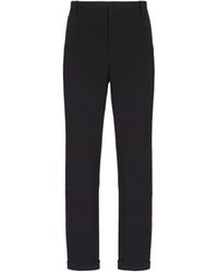 Balmain - Crystal-embellished Straight Trousers - Lyst