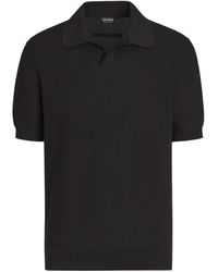 Zegna - Premium Cotton Polo Shirt - Lyst
