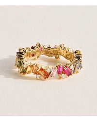 Suzanne Kalan - Diamond And Sapphire Frenzy Eternity Ring - Lyst