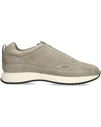 John Lobb - Leather Stream Laced Sneakers - Lyst