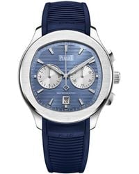 Piaget - Stainless Steel Polo Chronograph Watch - Lyst