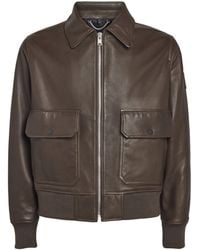 Belstaff - Leather Pilot Jacket - Lyst