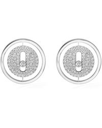 Messika - Lucky Move And Diamond Pavé Stud Earrings - Lyst