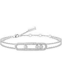 Messika - And Diamond Move Classique Pavé Bracelet - Lyst