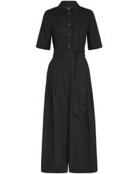 ME+EM - Linen-Blend Culotte Jumpsuit - Lyst