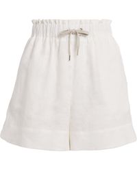 Eleventy - Linen Drawstring Shorts - Lyst