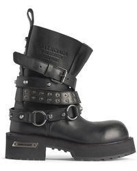 Balenciaga - Calfskin Venom Biker Boots 20 - Lyst