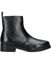 Studio Nicholson - Leather Square-Toe Ankle Boots - Lyst