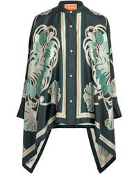 La DoubleJ - Silk Foulard Blouse - Lyst