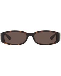 Gucci - Slim Rectangular Sunglasses - Lyst