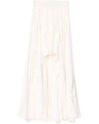 AllSaints - Ruched Dorina Maxi Skirt - Lyst