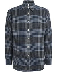 sunflower - Cotton-Cashmere-Blend Check Shirt - Lyst