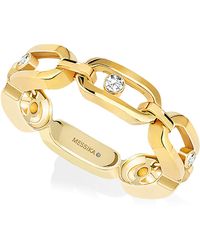 Messika - Move And Diamond Link Ring - Lyst