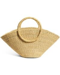 Muuñ - Medium Straw Luna Tote Bag - Lyst