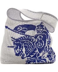 Burberry - Large Crochet Ekd Tote Bag - Lyst