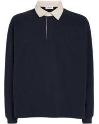 FRAME - Contrast-Collar Rugby Sweatshirt - Lyst