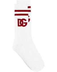 Dolce & Gabbana - Cotton Logo Socks - Lyst