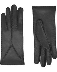 Saint Laurent - Lambskin Short Stitched Gloves - Lyst