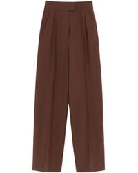 Valentino - Mohair Tailored Trousers - Lyst