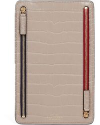 Smythson - Panama Leather Multi-Zip Travel Wallet - Lyst