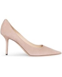 Jimmy Choo - Love 100 Suede Pumps - Lyst