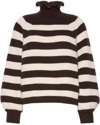 Max Mara - Wool-Cashmere Stripe Sweater - Lyst
