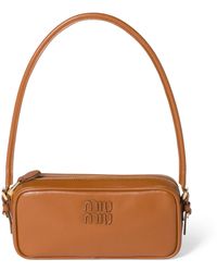 Miu Miu - Leather Pouch - Lyst