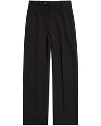 Balenciaga - Wool Baggy Tailored Trousers - Lyst