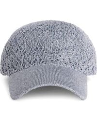 Eleventy - Linen-Silk-Blend Baseball Cap - Lyst