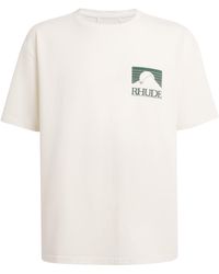 Rhude - Cotton Printed Moonlight T-Shirt - Lyst