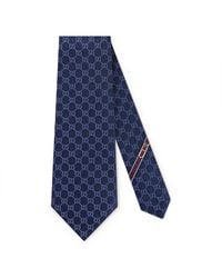 Gucci - GG-pattern Silk Tie - Lyst