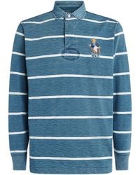 Polo Ralph Lauren - Stripe Polo Bear Rugby Shirt - Lyst