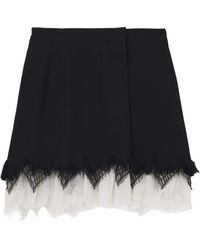 McQueen - Lace Mini Skirt - Lyst