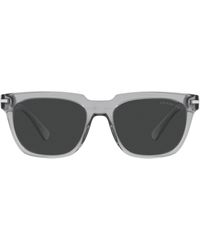 Prada - Clear Acetate Wayfarer Sunglasses - Lyst