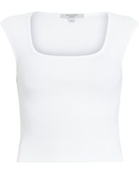 AllSaints - Ribbed Tamie Tank Top - Lyst