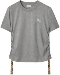 Burberry - Festival Cotton T-Shirt - Lyst