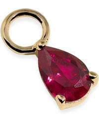 Astrid & Miyu - And Ruby Birthstone Earring Charm - Lyst